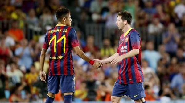 Messi and Neymar, in Barcelona debut for La Liga 2013-2014