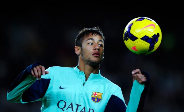 Neymar in Barcelona training gear