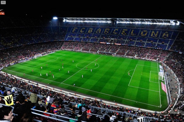 Camp Nou night game, for the Copa del Rey