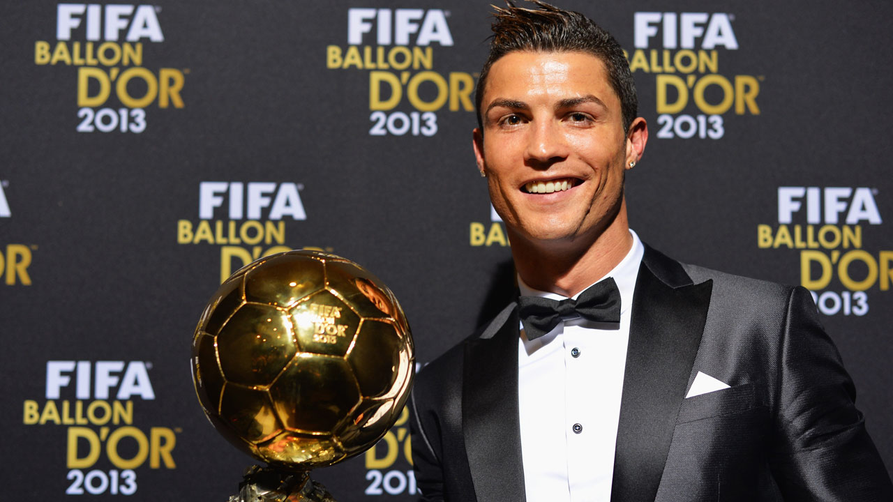Cristiano Ronaldo FIFA Ballon d'Or 2013 winner