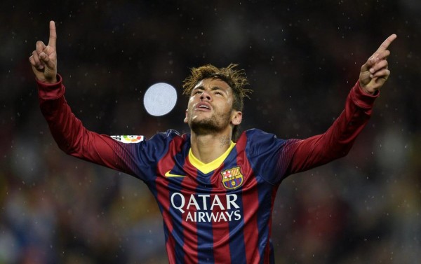 Neymar grateful to God, after scoring for Barcelona