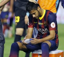 Neymar gets injured and should miss the next 3 to 4 weeks