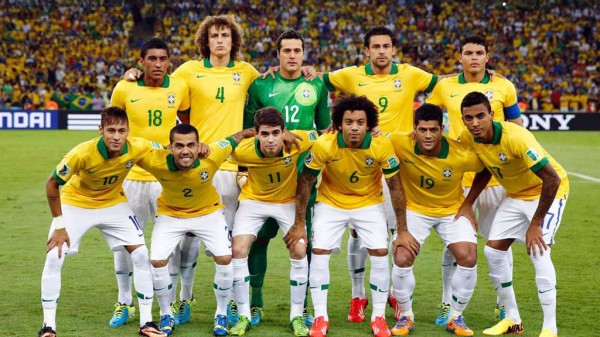 Brazil National Team line-up and starting eleven for the FIFA World Cup 2014