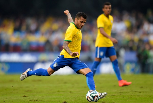 Daniel Alves - Brazil right-back for the World Cup