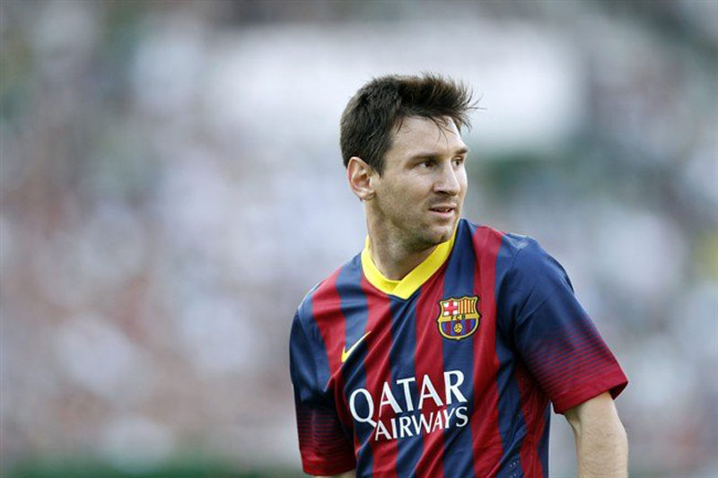 Lionel Messi in FC Barcelona in 2014