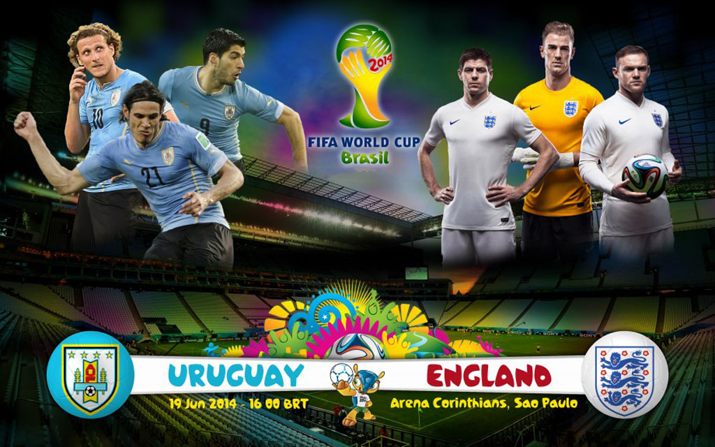 Uruguay vs England - FIFA World Cup 2014 wallpaper
