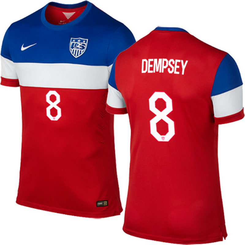 USA FIFA World Cup 2014 Dempsey jersey
