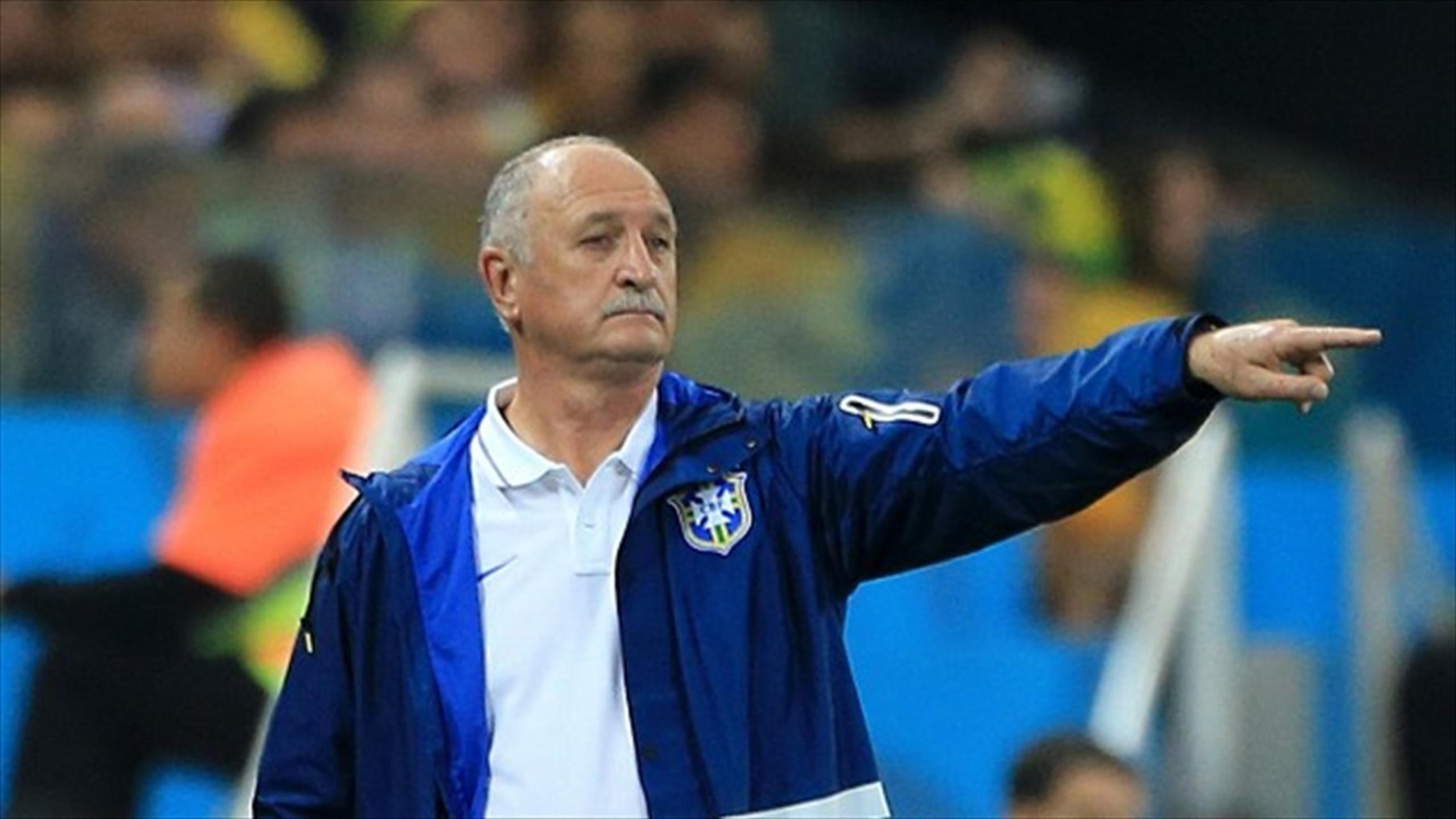 Scolari, the Brazilian National Team coach in the World Cup 2014