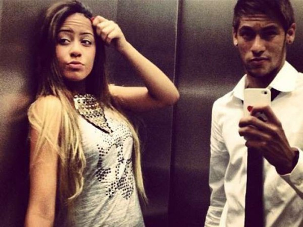 Neymar and his sister Rafaella Beckran