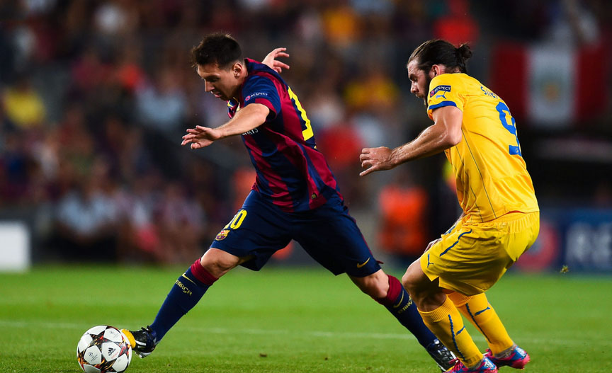 Lionel Messi flexibility skills