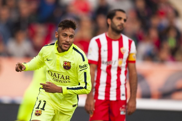 Neymar in Almeria 1-2 Barcelona