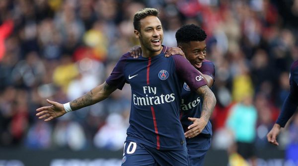Neymar scores for PSG in 2017