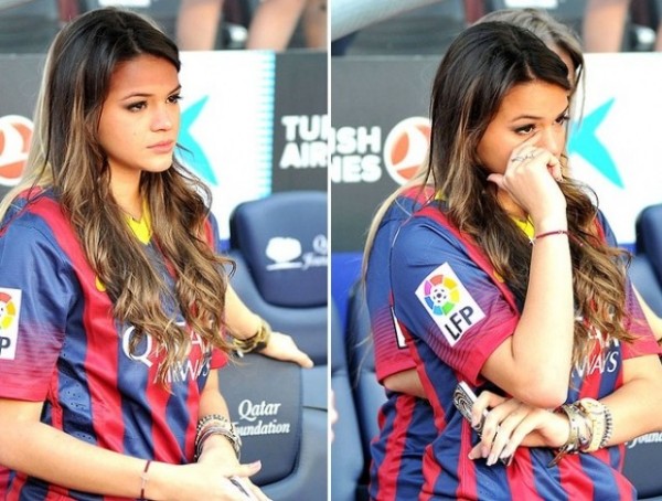 Bruna Marquezine in Barcelona, crying for Neymar