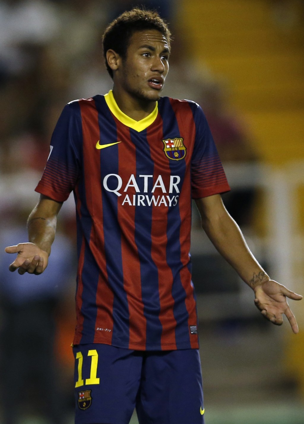 Neymar lost in translation in Barcelona