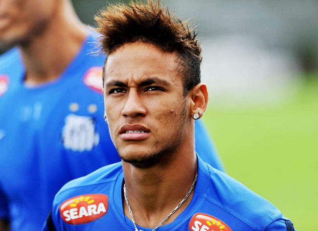 Neymar new haircut and hairstyle in training session