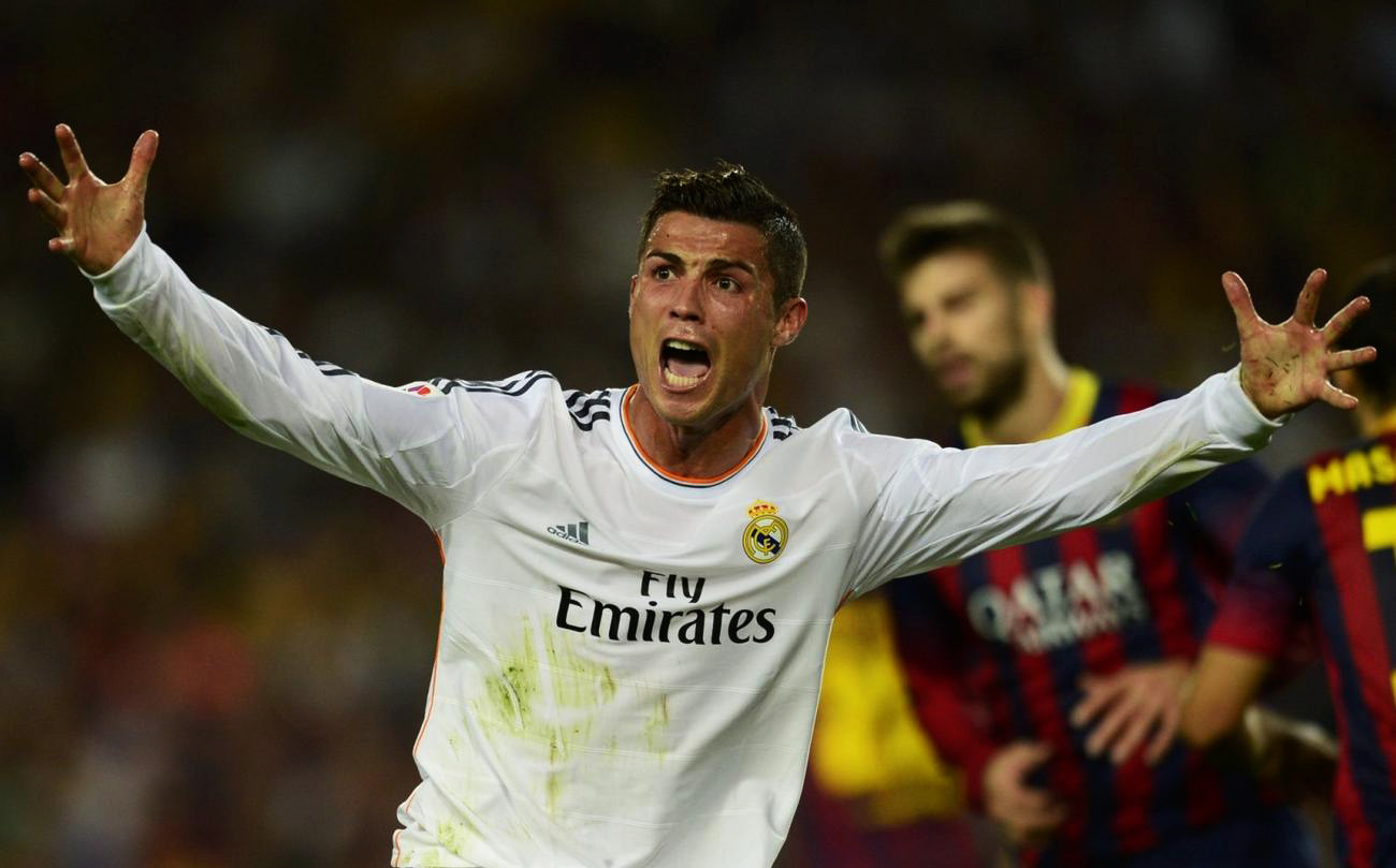 Cristiano Ronaldo rant for no penalty call, in Barcelona vs Real Madrid