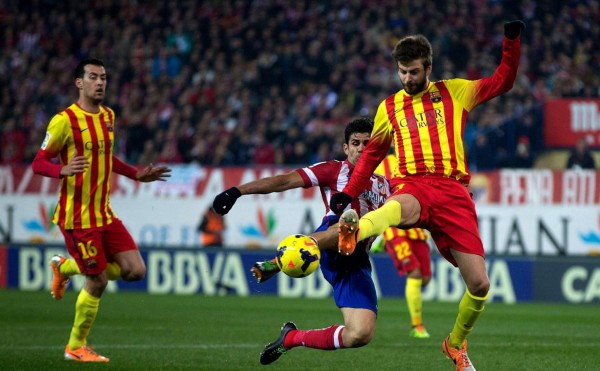 Gerard Piqué in Barcelona 2014