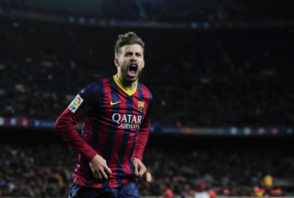 Gerard Piqué goal celebration