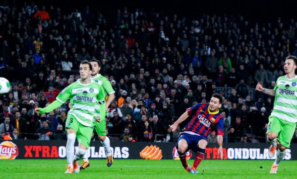 Barcelona 4-0 Getafe: Messi celebrates return with a double Barcelona 4-0 Getafe: Messi celebrates return with a double