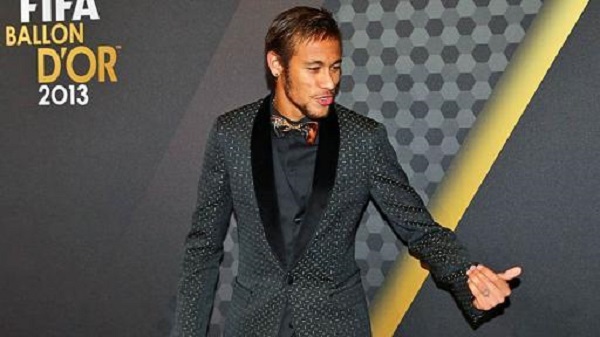 Neymar at the FIFA Ballon d'Or 2013