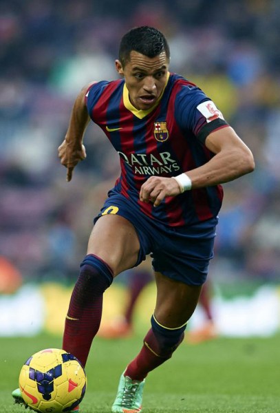 Alexis Sánchez, in FC Barcelona 2014