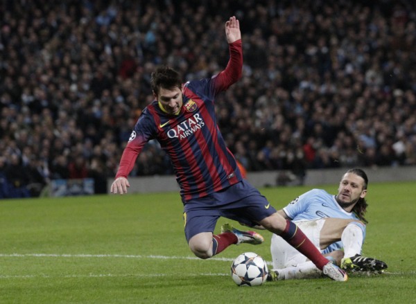 DeMichelis tackle on Lionel Messi