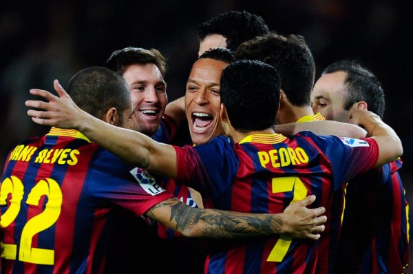 FC Barcelona team players in 2014