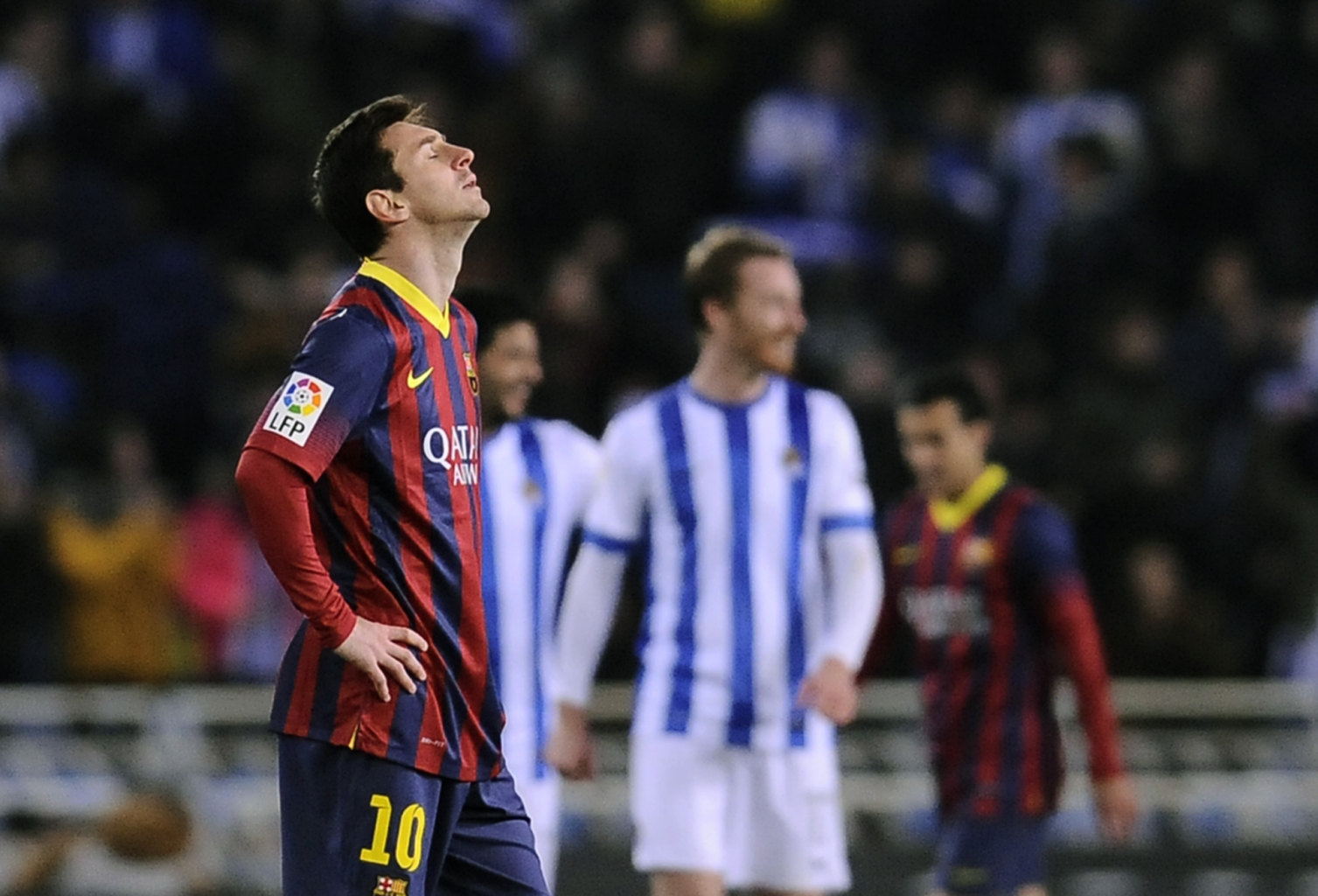 Lionel Messi frustration in La Liga
