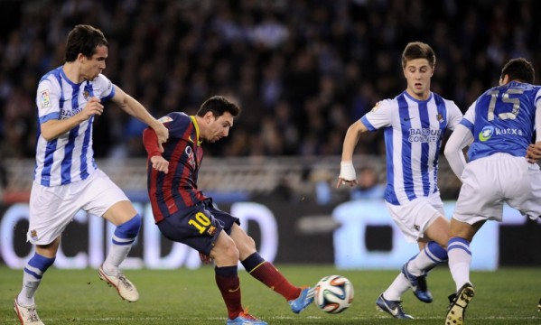 Real Sociedad 1-1 Barcelona: Messi helped securing a new Cup final