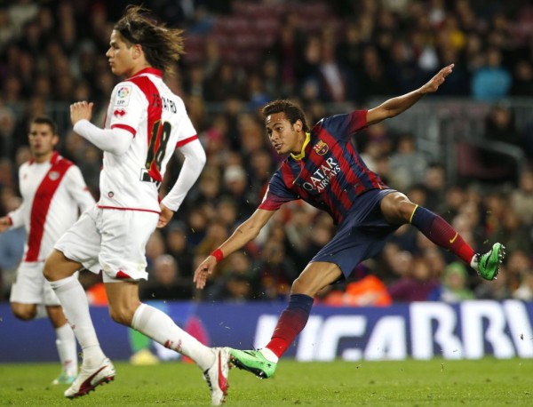 Neymar goal in Barcelona 6-0 Rayo Vallecano