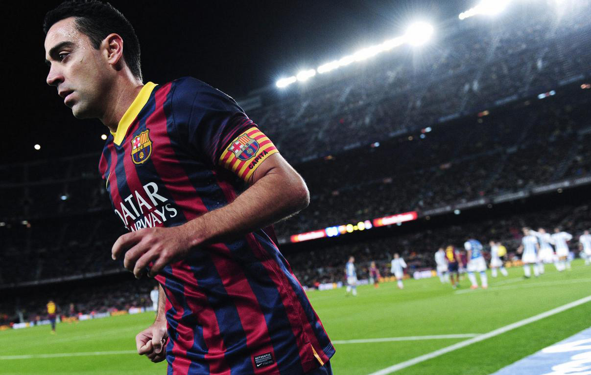 Xavi Hernandez FC Barcelona 2014