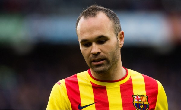 Andrés Iniesta in FC Barcelona, in 2014