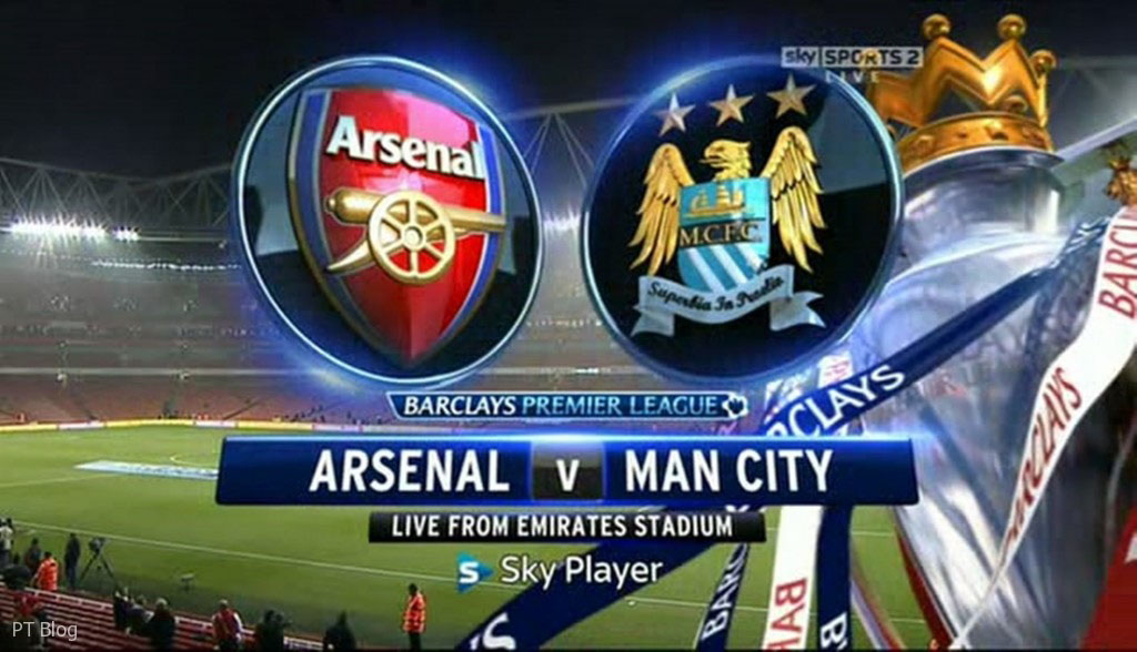 Arsenal vs Manchester City on Sky Sports, live broadcast