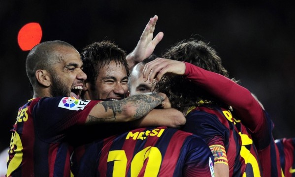 Barcelona 4-1 Almeria: The chase is on!