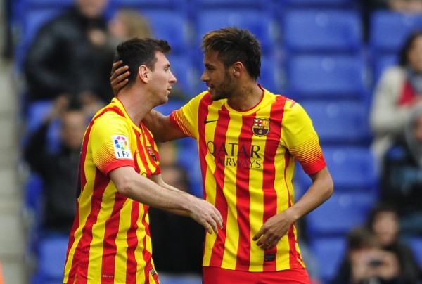 Lionel Messi and Neymar in FC Barcelona