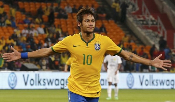 Neymar hat-trick in South Africa vs Brazil
