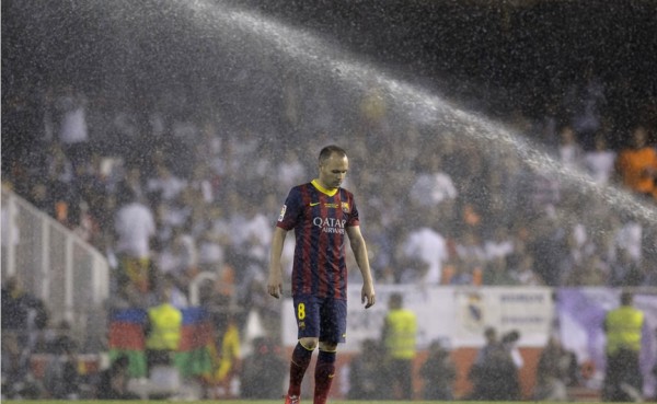 Andrés Iniesta in El Clasico final