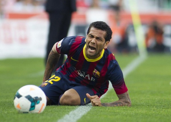 Daniel Alves crying