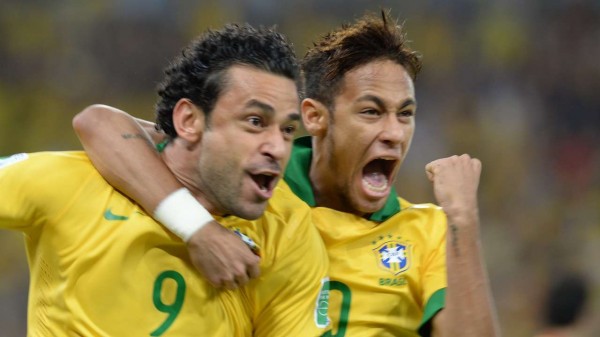 Fred and Neymar for Brazil