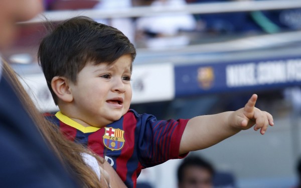 Lionel Messi's son, Thiago Messi