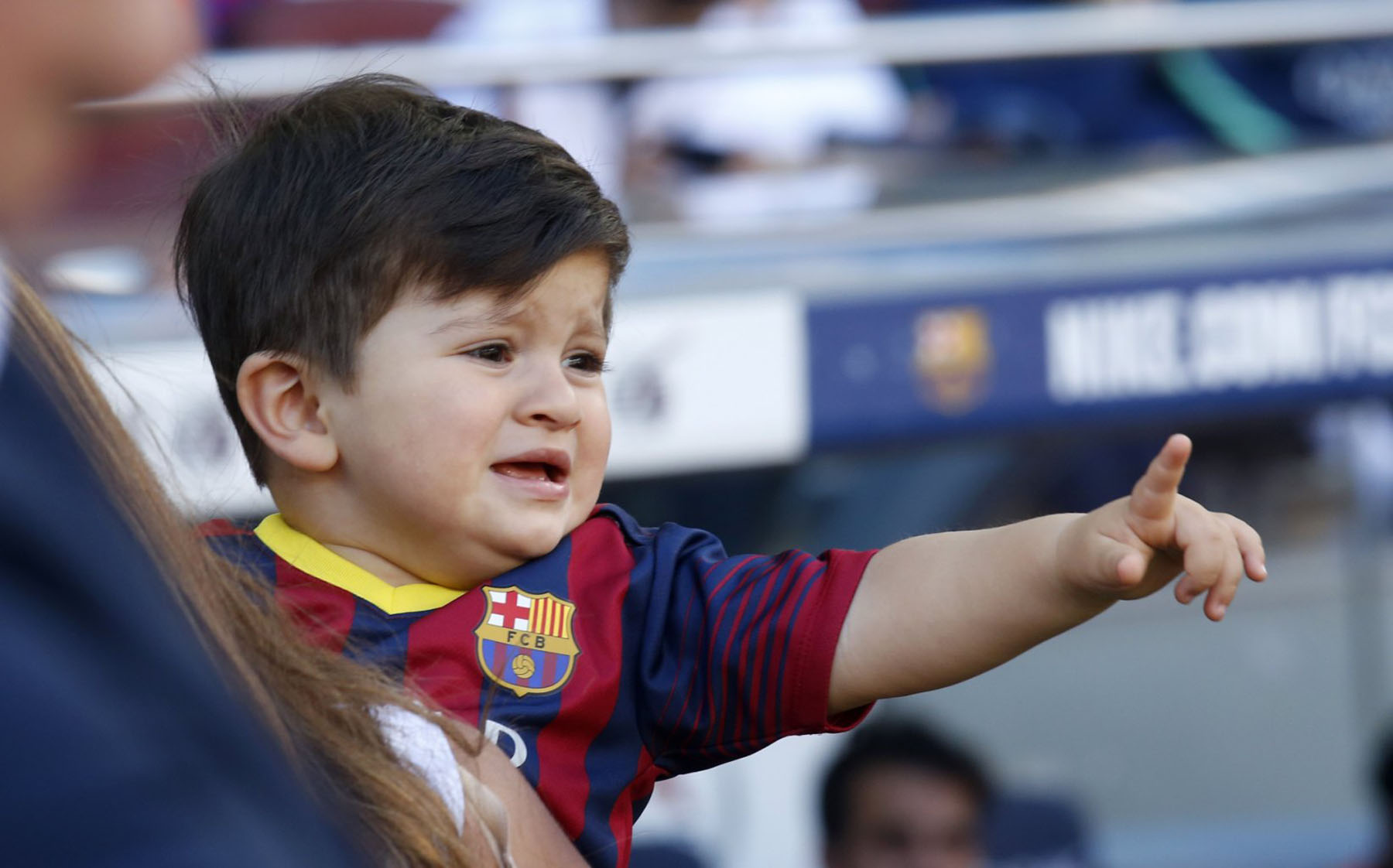 Lionel Messi's son, Thiago Messi