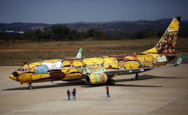 Boeing 737 Brazilian National Team airplane World Cup