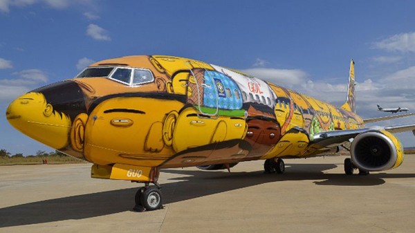 Brazil National Team airplane for the 2014 World Cup