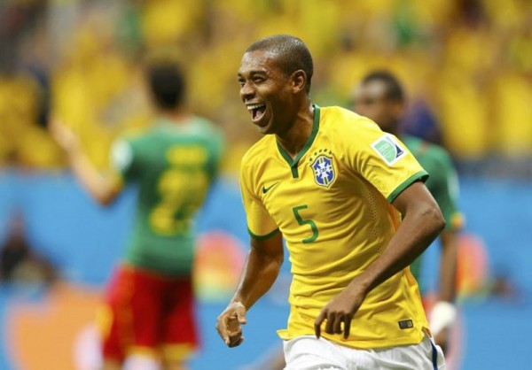 Fernandinho, Brazil's midfielder in the FIFA World Cup 2014