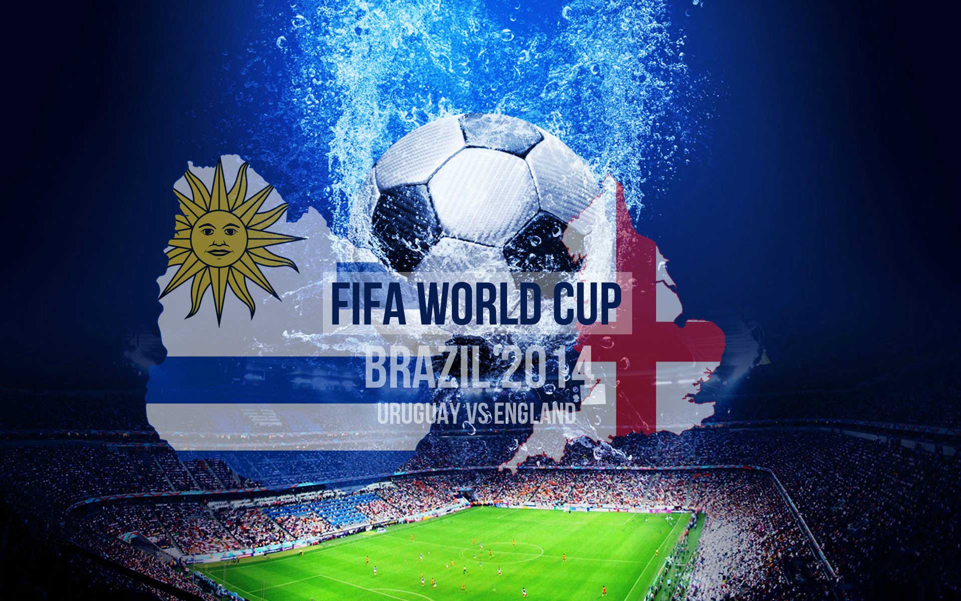 FIFA World Cup 2014 wallpaper, Uruguay vs England