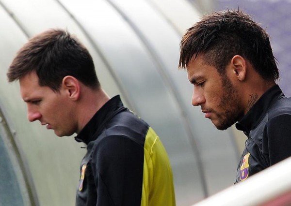 Lionel Messi and Neymar Jr