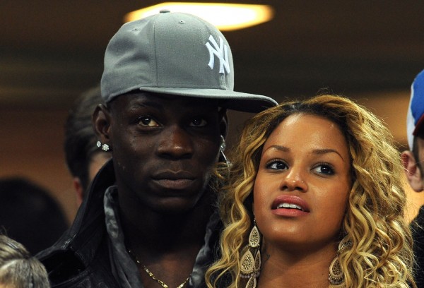 Mario Balotelli and girlfriend Fanny Robert Neguesha