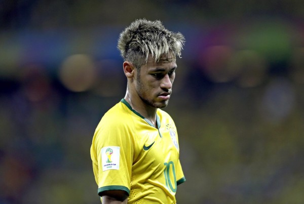 Neymar disappointed in the FIFA World Cup 2014