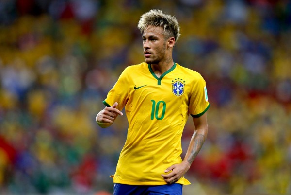 Neymar new hairstyle and look for the FIFA World Cup 2014