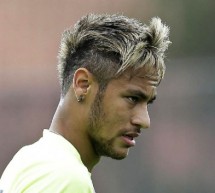 Neymar shows off a new look and hairstyle for the World Cup 2014